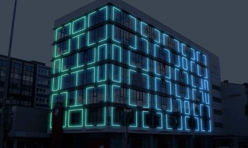 Цветодинамическая подсветка зданий