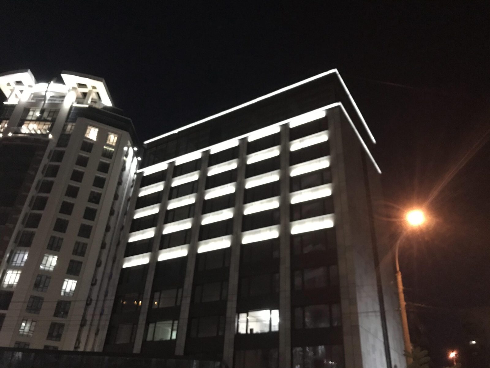Архітектурне освітлення готелю