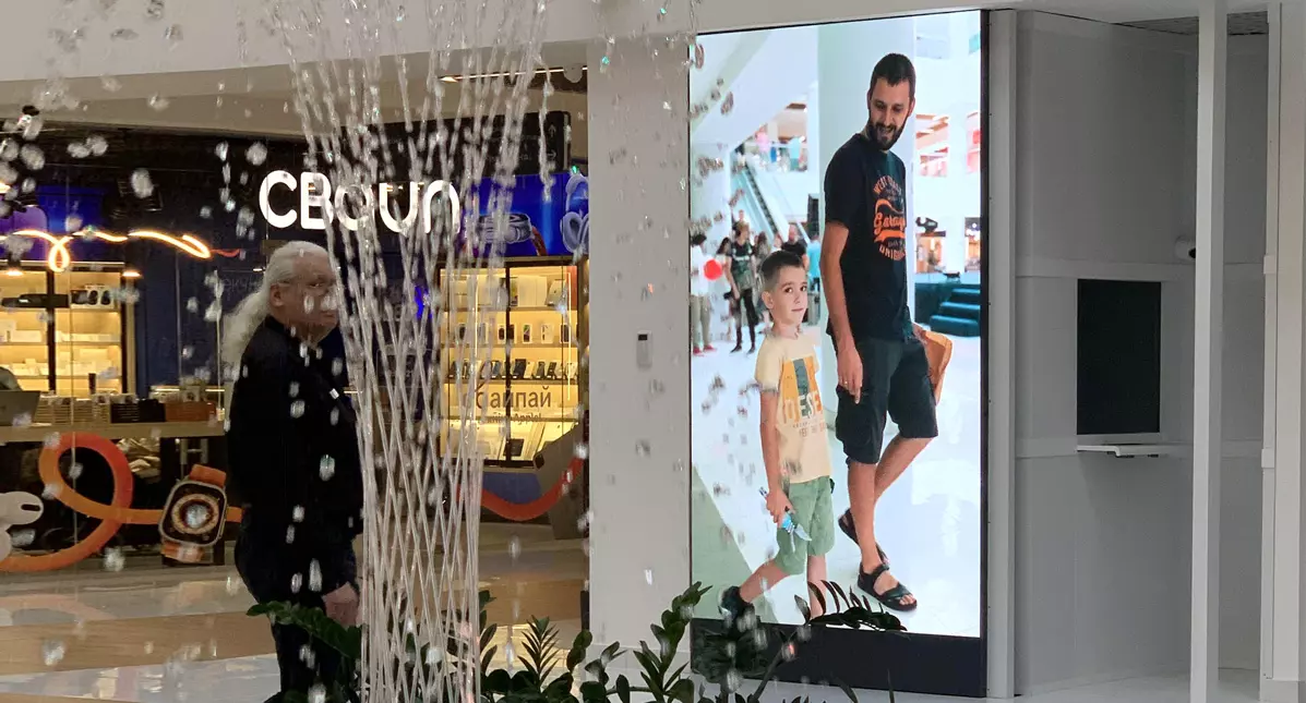 Рекламный LED экран для торгового центра