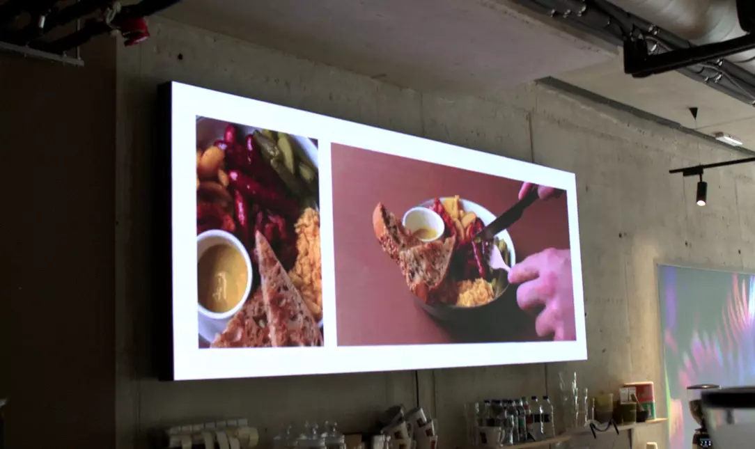LED екран під Меню Борди: приваблива візуалізація вашого кафе